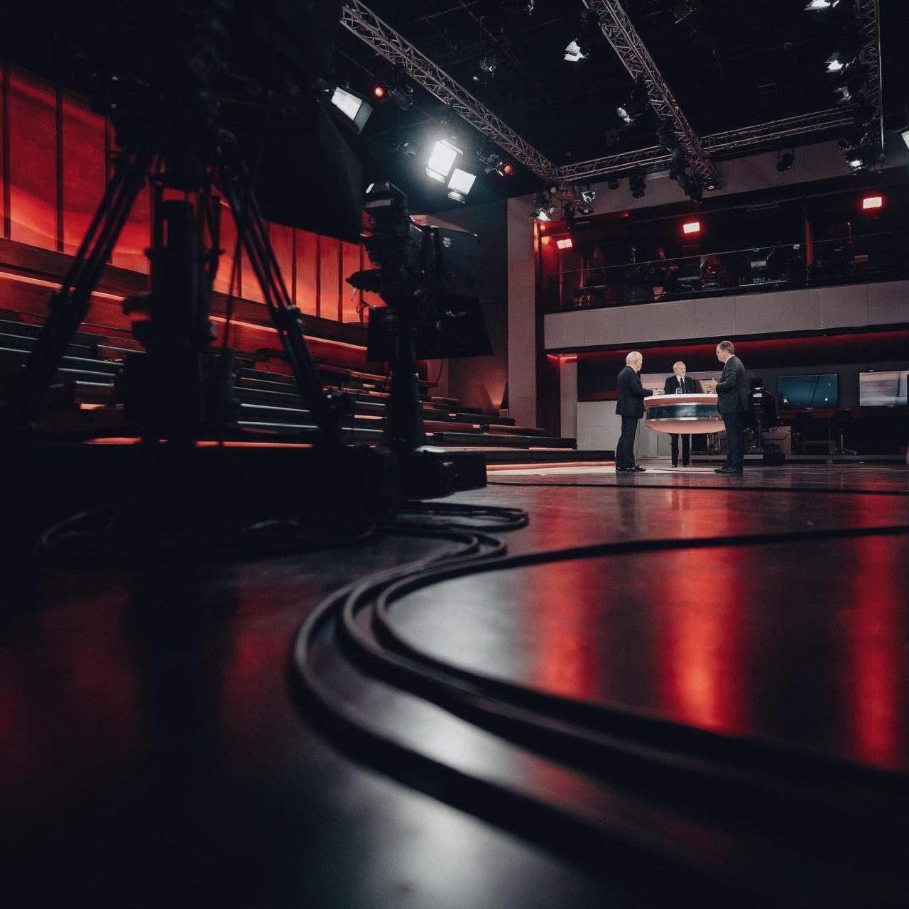 ÄTHER TV-Studio während einer Live-Produktion